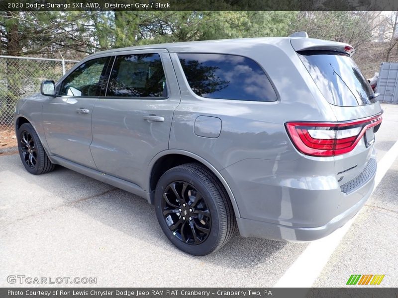 Destroyer Gray / Black 2020 Dodge Durango SXT AWD