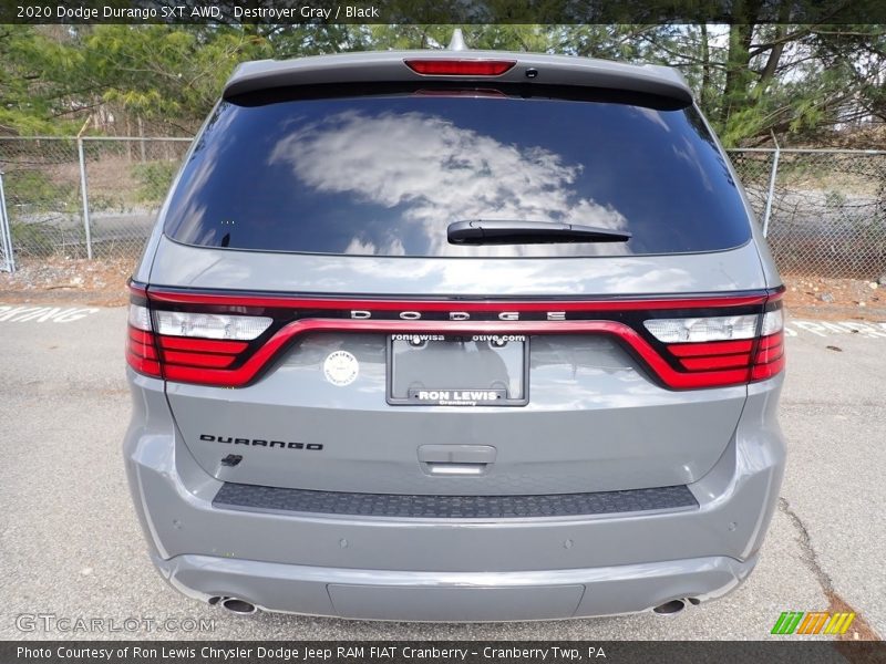 Destroyer Gray / Black 2020 Dodge Durango SXT AWD