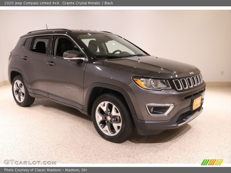 Granite Crystal Metallic / Black 2020 Jeep Compass Limted 4x4