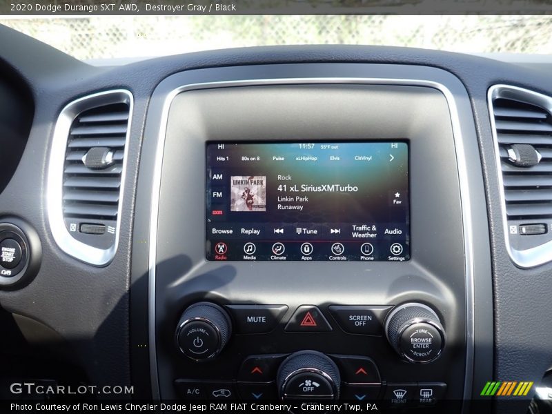 Destroyer Gray / Black 2020 Dodge Durango SXT AWD