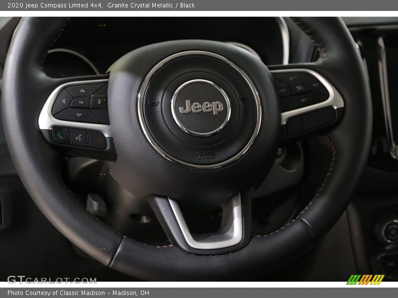Granite Crystal Metallic / Black 2020 Jeep Compass Limted 4x4