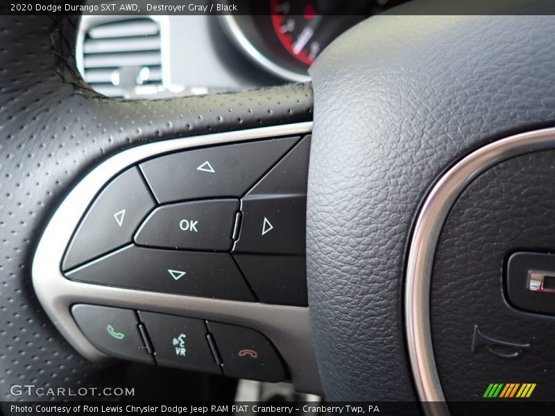 Destroyer Gray / Black 2020 Dodge Durango SXT AWD