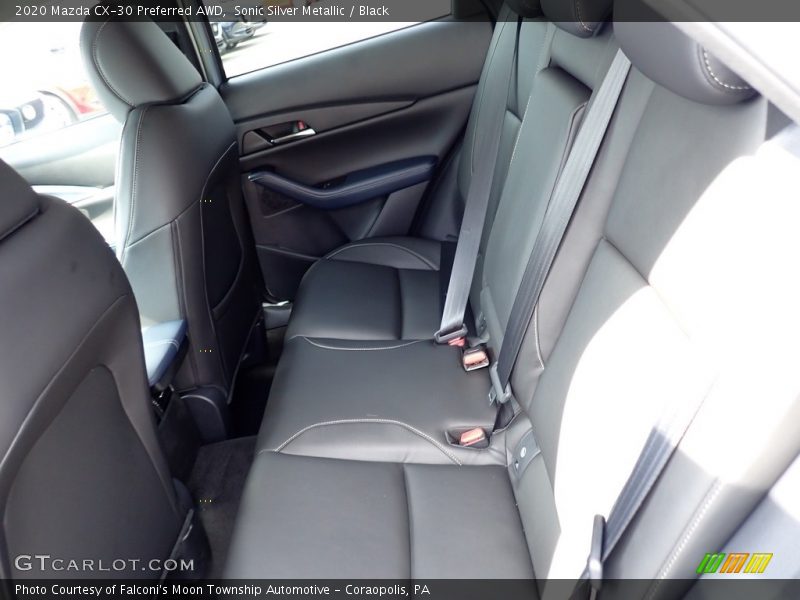 Sonic Silver Metallic / Black 2020 Mazda CX-30 Preferred AWD