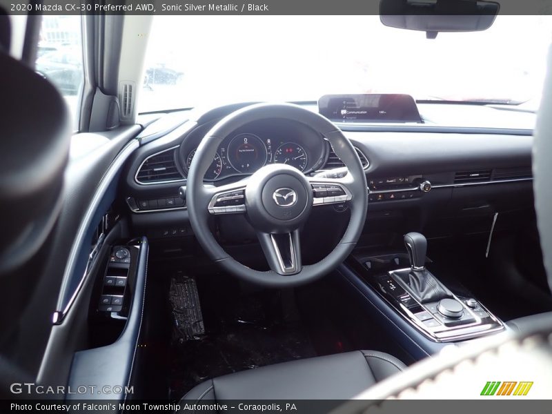 Sonic Silver Metallic / Black 2020 Mazda CX-30 Preferred AWD
