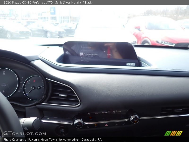 Sonic Silver Metallic / Black 2020 Mazda CX-30 Preferred AWD