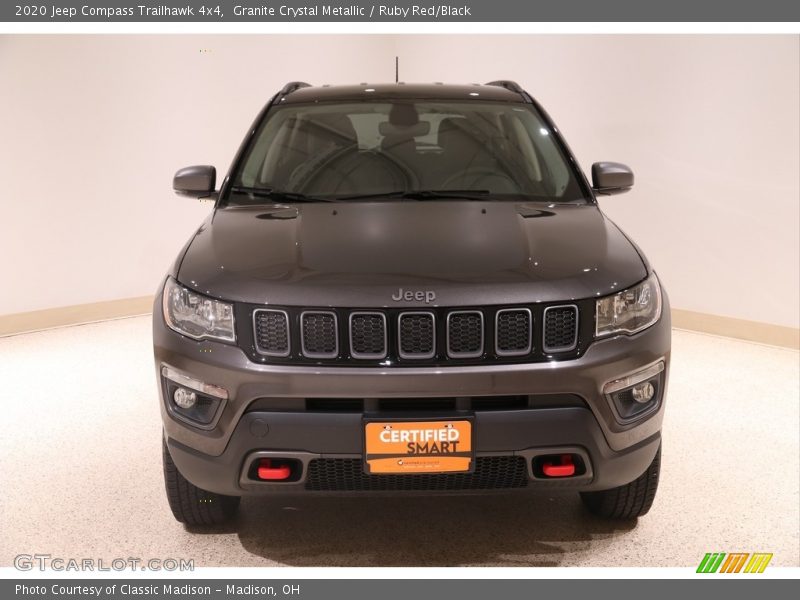 Granite Crystal Metallic / Ruby Red/Black 2020 Jeep Compass Trailhawk 4x4