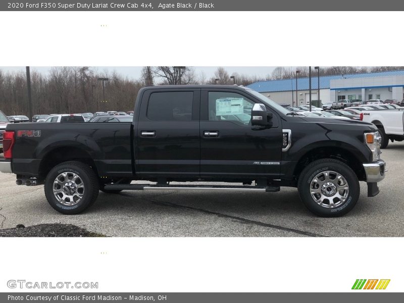 Agate Black / Black 2020 Ford F350 Super Duty Lariat Crew Cab 4x4