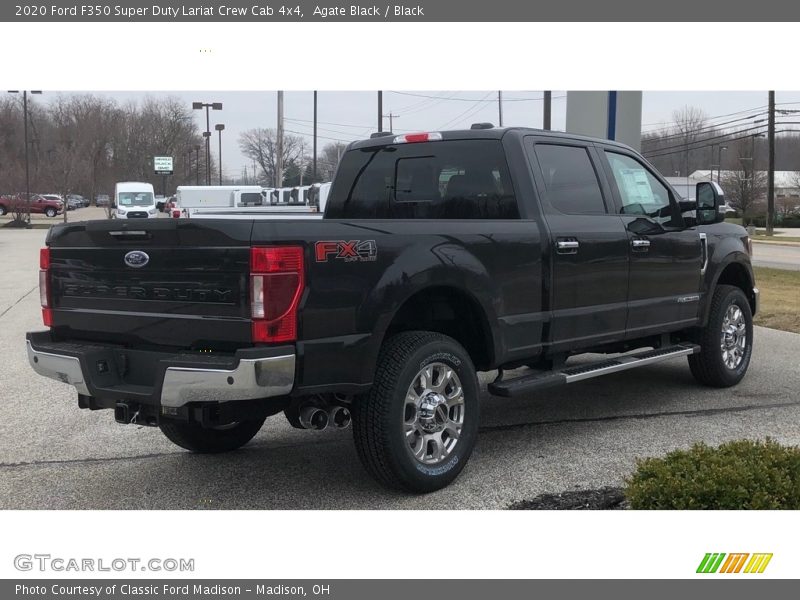 Agate Black / Black 2020 Ford F350 Super Duty Lariat Crew Cab 4x4