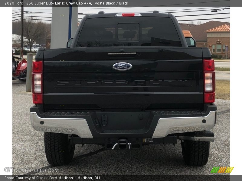 Agate Black / Black 2020 Ford F350 Super Duty Lariat Crew Cab 4x4