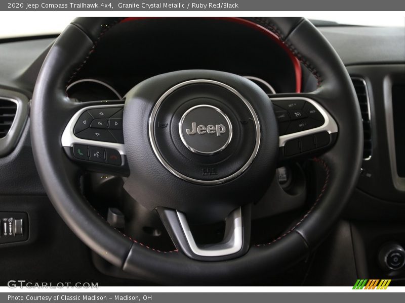 Granite Crystal Metallic / Ruby Red/Black 2020 Jeep Compass Trailhawk 4x4