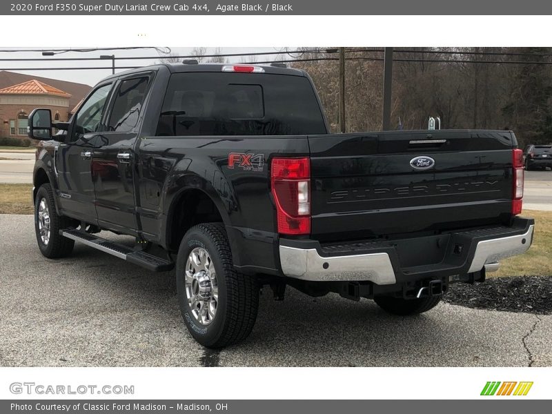 Agate Black / Black 2020 Ford F350 Super Duty Lariat Crew Cab 4x4