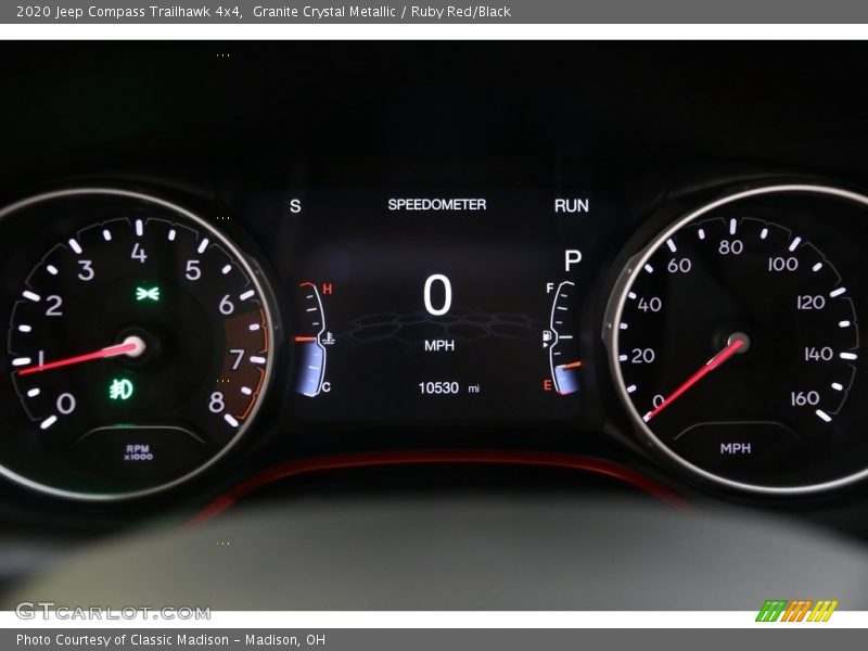 Granite Crystal Metallic / Ruby Red/Black 2020 Jeep Compass Trailhawk 4x4