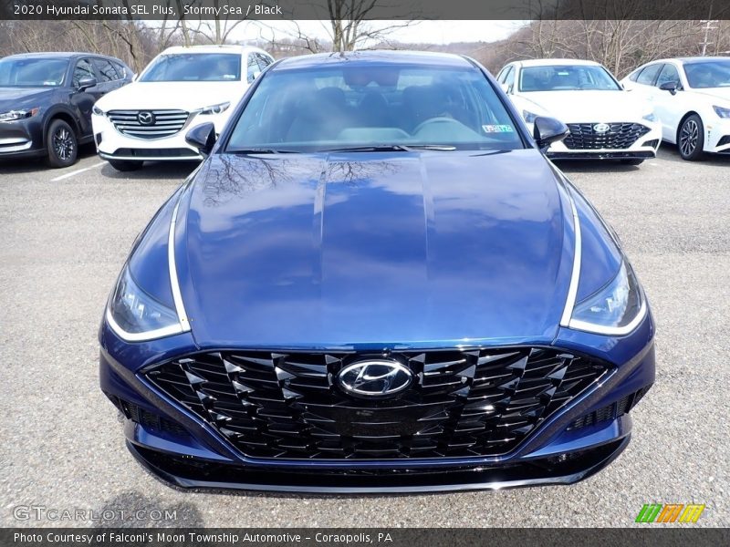 Stormy Sea / Black 2020 Hyundai Sonata SEL Plus