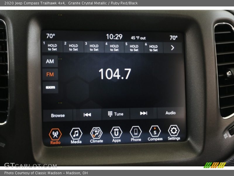 Granite Crystal Metallic / Ruby Red/Black 2020 Jeep Compass Trailhawk 4x4