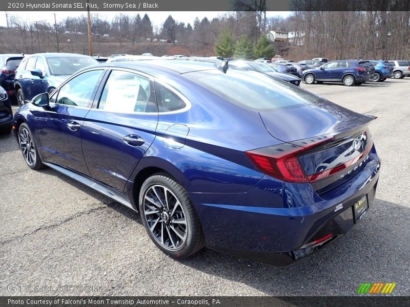 Stormy Sea / Black 2020 Hyundai Sonata SEL Plus