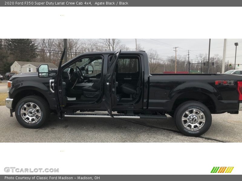 Agate Black / Black 2020 Ford F350 Super Duty Lariat Crew Cab 4x4