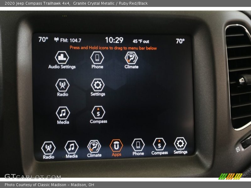 Granite Crystal Metallic / Ruby Red/Black 2020 Jeep Compass Trailhawk 4x4