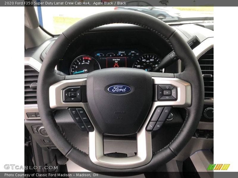 Agate Black / Black 2020 Ford F350 Super Duty Lariat Crew Cab 4x4