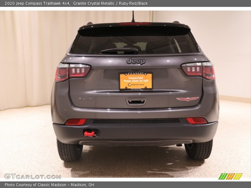 Granite Crystal Metallic / Ruby Red/Black 2020 Jeep Compass Trailhawk 4x4