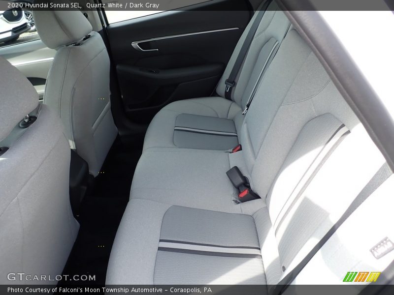 Quartz White / Dark Gray 2020 Hyundai Sonata SEL
