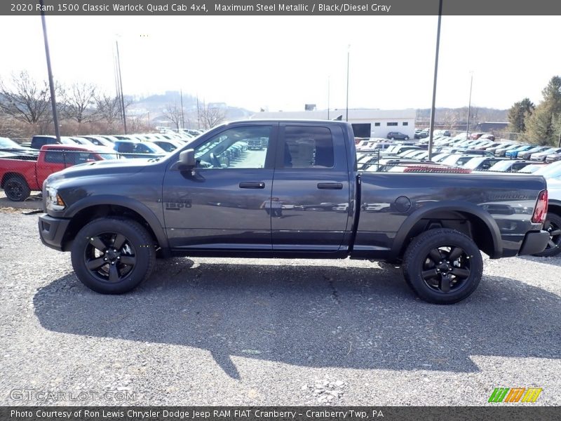 Maximum Steel Metallic / Black/Diesel Gray 2020 Ram 1500 Classic Warlock Quad Cab 4x4