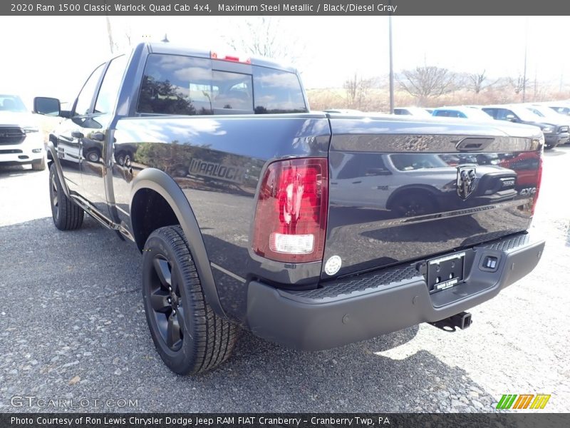 Maximum Steel Metallic / Black/Diesel Gray 2020 Ram 1500 Classic Warlock Quad Cab 4x4