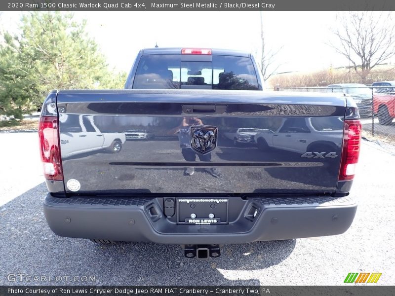 Maximum Steel Metallic / Black/Diesel Gray 2020 Ram 1500 Classic Warlock Quad Cab 4x4