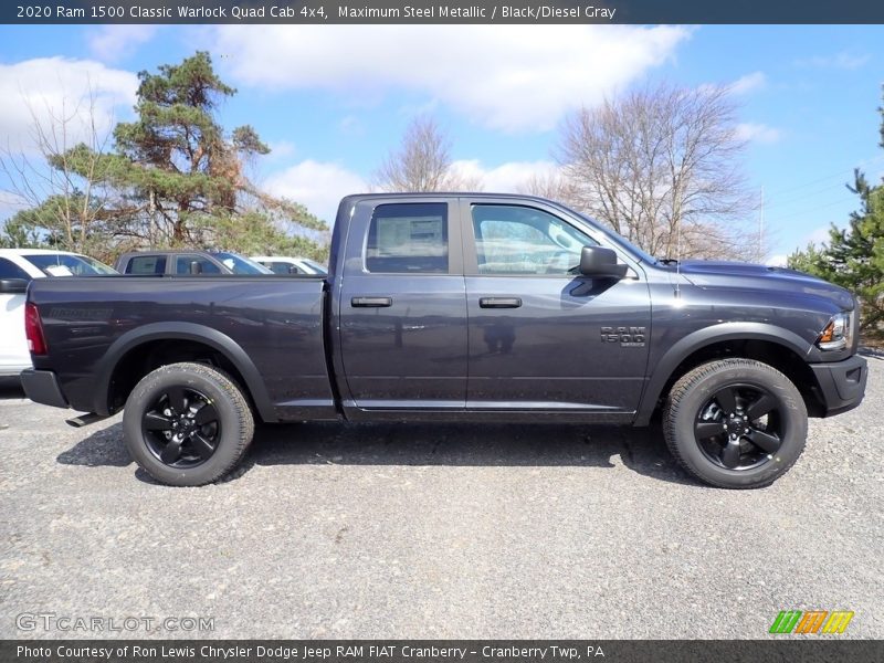 Maximum Steel Metallic / Black/Diesel Gray 2020 Ram 1500 Classic Warlock Quad Cab 4x4
