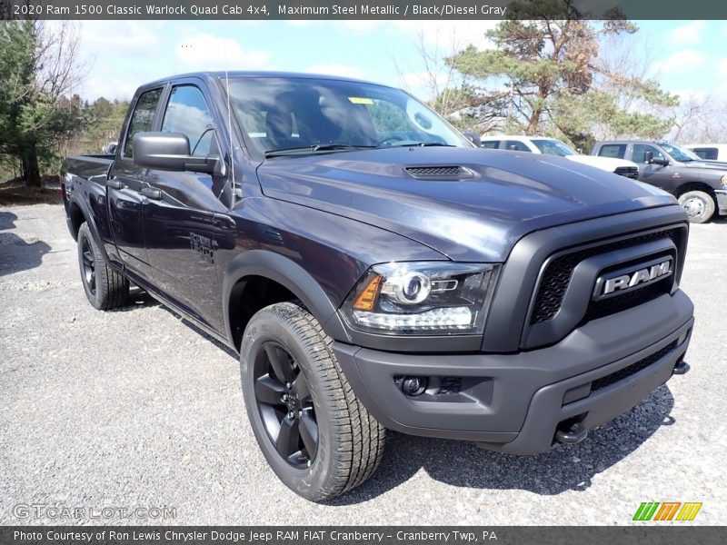 Front 3/4 View of 2020 1500 Classic Warlock Quad Cab 4x4
