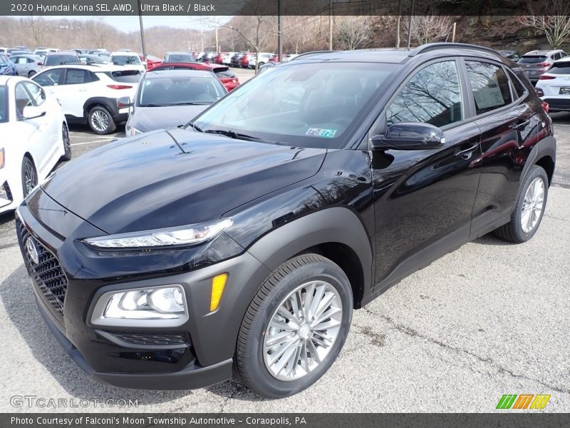 Ultra Black / Black 2020 Hyundai Kona SEL AWD