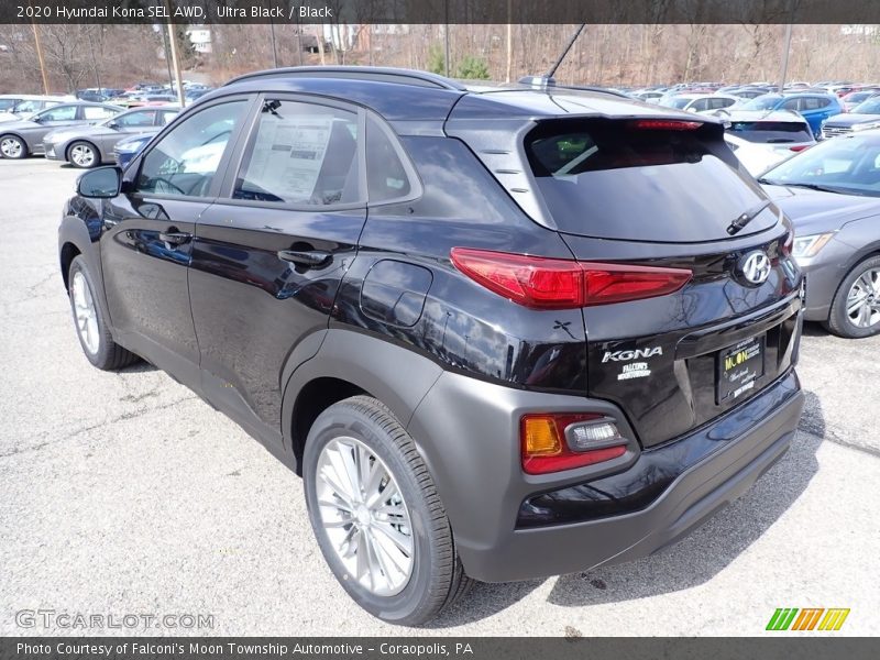 Ultra Black / Black 2020 Hyundai Kona SEL AWD