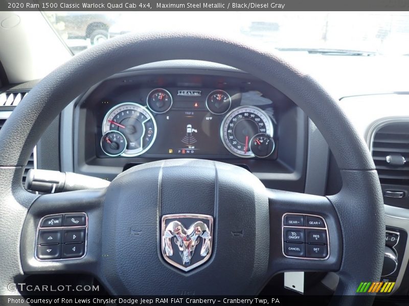 Maximum Steel Metallic / Black/Diesel Gray 2020 Ram 1500 Classic Warlock Quad Cab 4x4