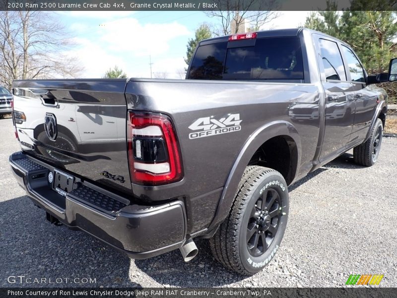 Granite Crystal Metallic / Black 2020 Ram 2500 Laramie Crew Cab 4x4