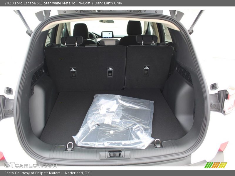 Star White Metallic Tri-Coat / Dark Earth Gray 2020 Ford Escape SE