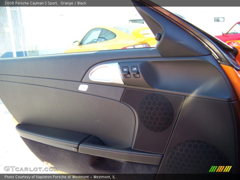 Orange / Black 2008 Porsche Cayman S Sport