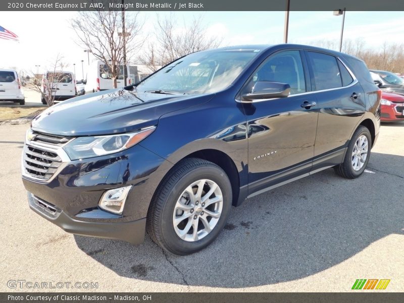 Midnight Blue Metallic / Jet Black 2020 Chevrolet Equinox LT AWD