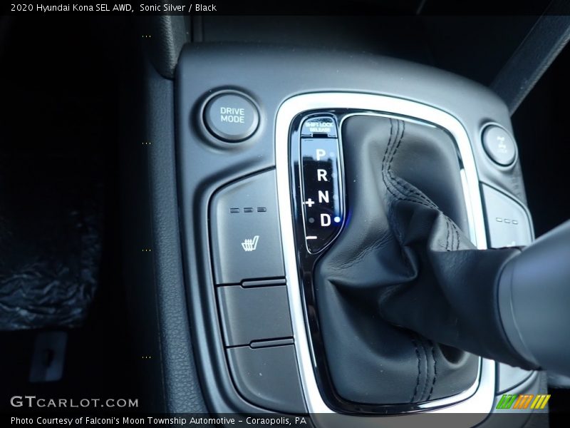 Sonic Silver / Black 2020 Hyundai Kona SEL AWD