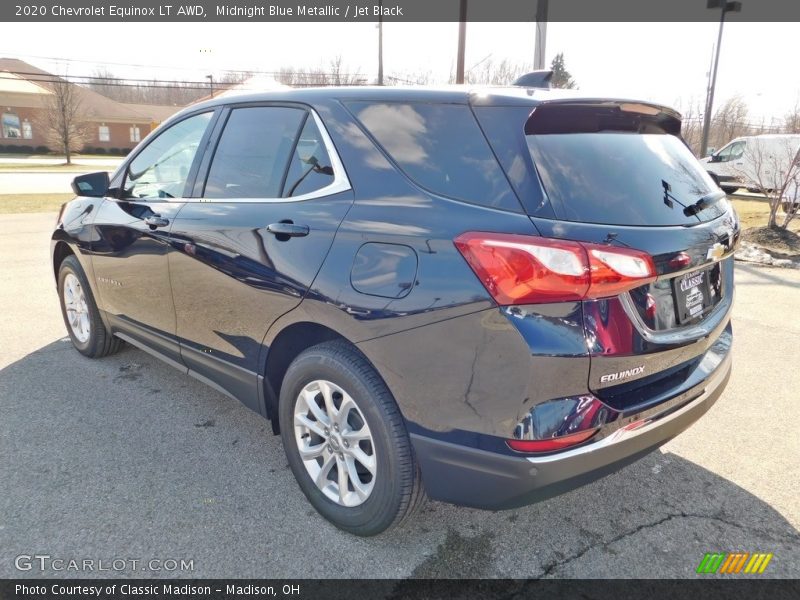 Midnight Blue Metallic / Jet Black 2020 Chevrolet Equinox LT AWD