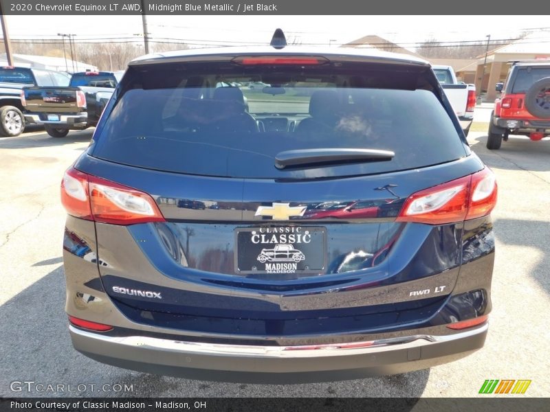 Midnight Blue Metallic / Jet Black 2020 Chevrolet Equinox LT AWD