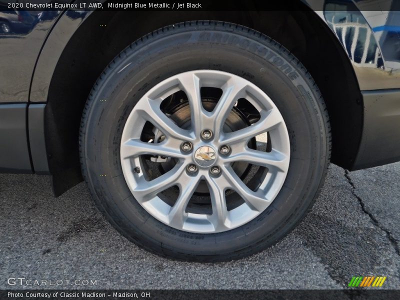 Midnight Blue Metallic / Jet Black 2020 Chevrolet Equinox LT AWD