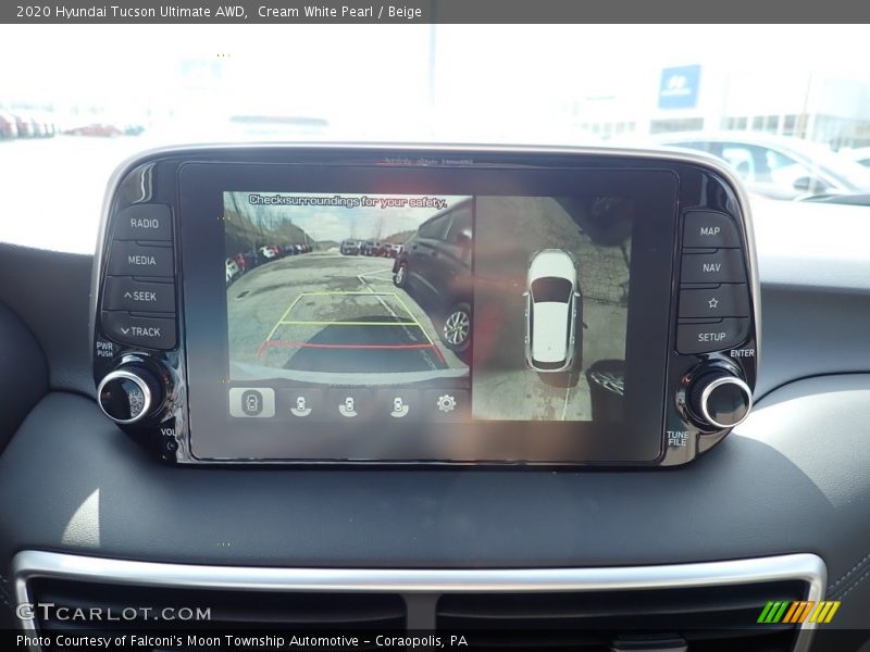 Cream White Pearl / Beige 2020 Hyundai Tucson Ultimate AWD