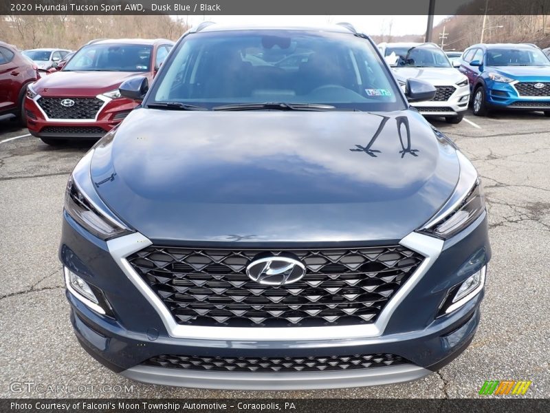 Dusk Blue / Black 2020 Hyundai Tucson Sport AWD