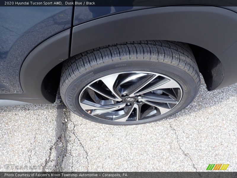 Dusk Blue / Black 2020 Hyundai Tucson Sport AWD