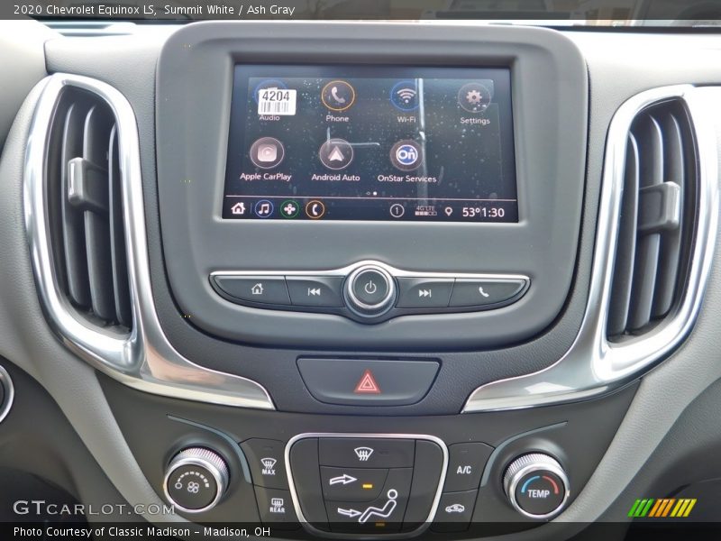 Summit White / Ash Gray 2020 Chevrolet Equinox LS