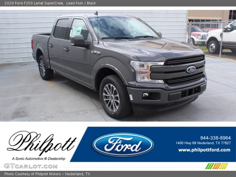 Lead Foot / Black 2020 Ford F150 Lariat SuperCrew