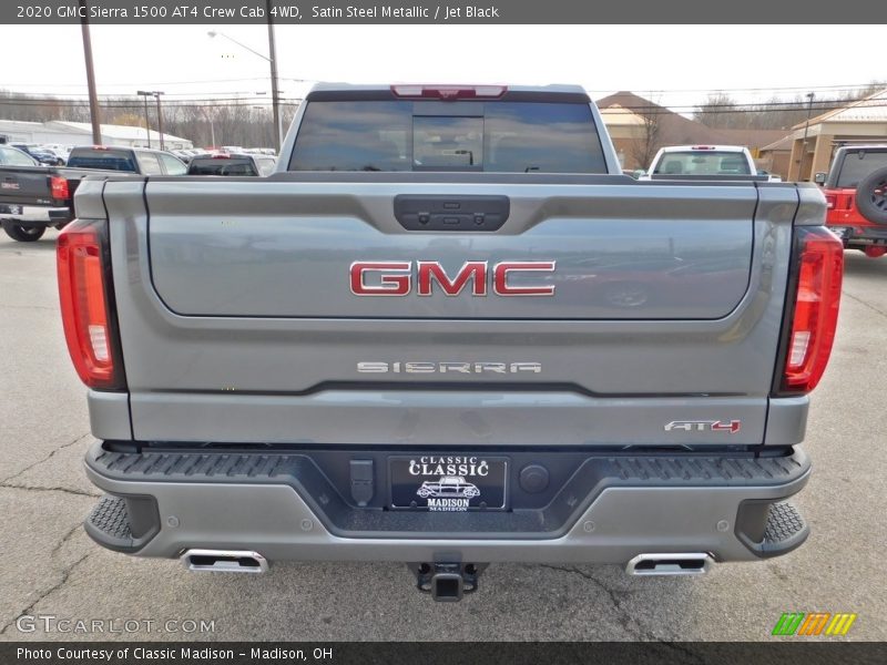 Satin Steel Metallic / Jet Black 2020 GMC Sierra 1500 AT4 Crew Cab 4WD