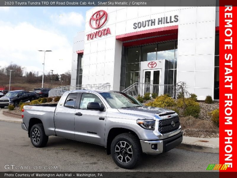 Silver Sky Metallic / Graphite 2020 Toyota Tundra TRD Off Road Double Cab 4x4