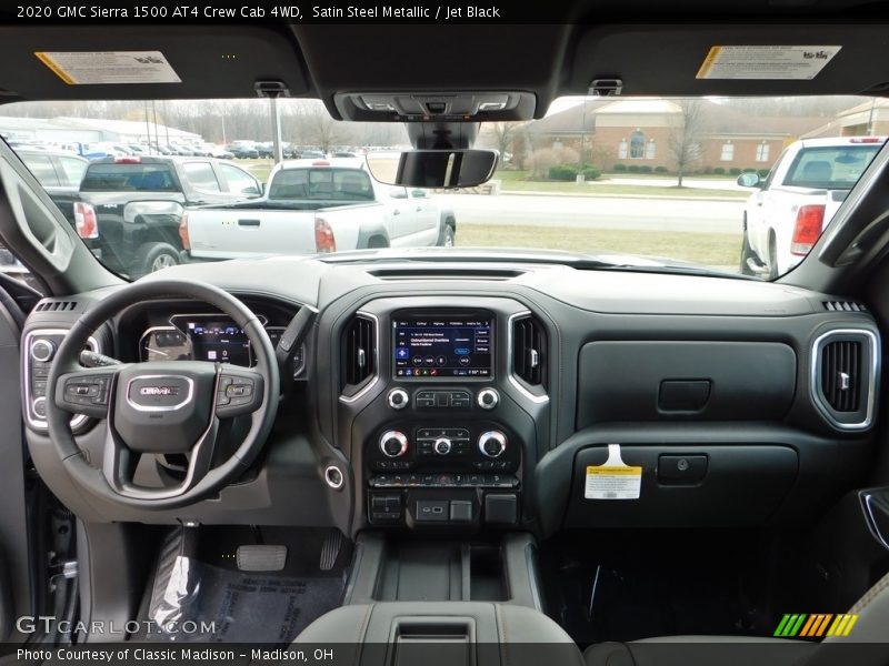 Satin Steel Metallic / Jet Black 2020 GMC Sierra 1500 AT4 Crew Cab 4WD