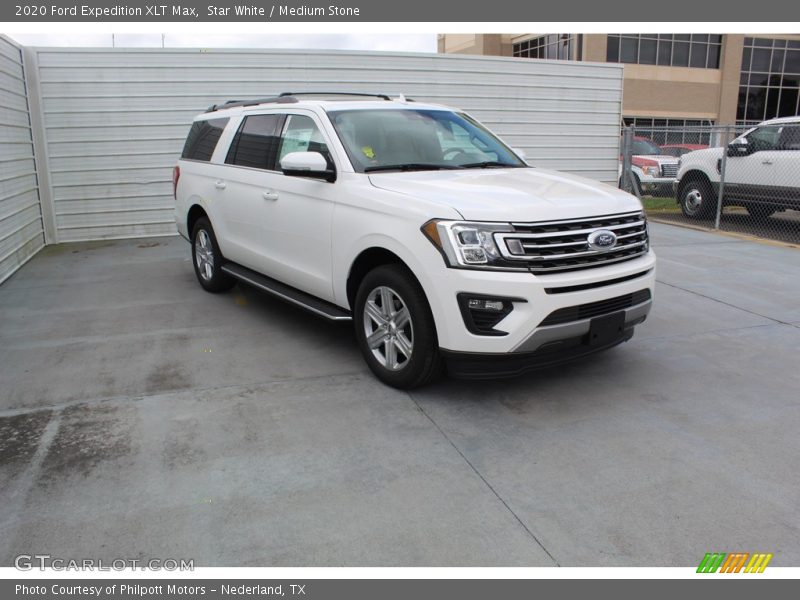 Star White / Medium Stone 2020 Ford Expedition XLT Max