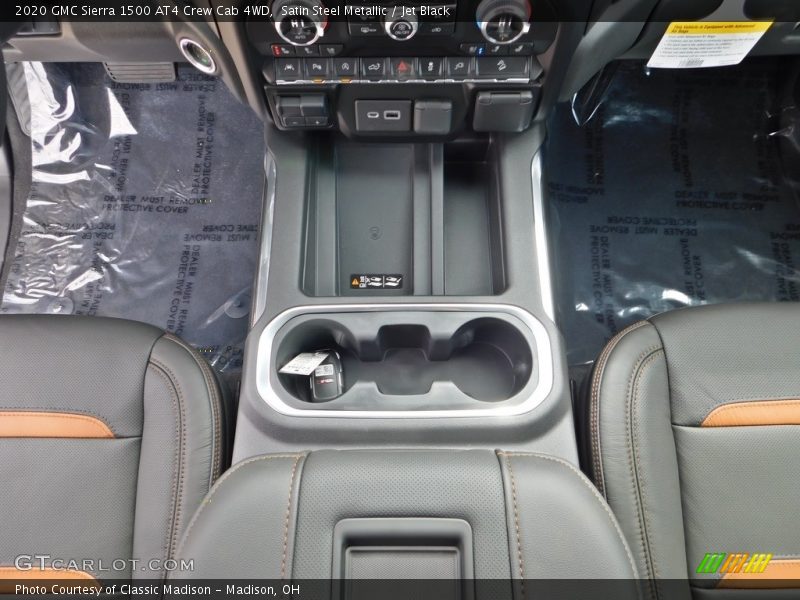 Satin Steel Metallic / Jet Black 2020 GMC Sierra 1500 AT4 Crew Cab 4WD